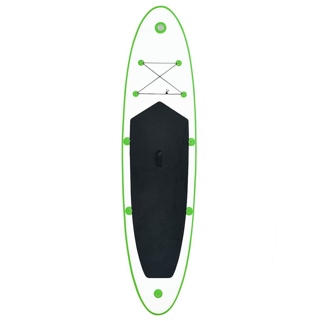 VidaXL SUP inflable 330 cm verde y blanco 3/7