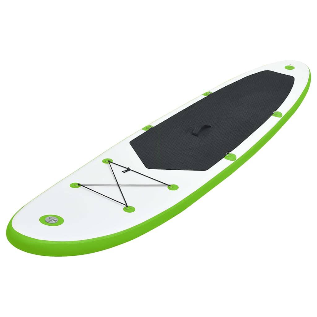 VidaXL SUP inflable 330 cm verde y blanco 2/7