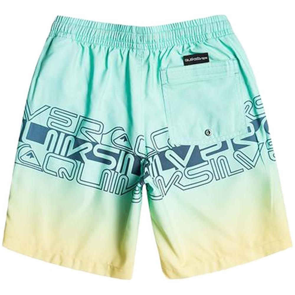 Fato de banho Quiksilver Wordblock 16 unissexo em multicolor 4/4