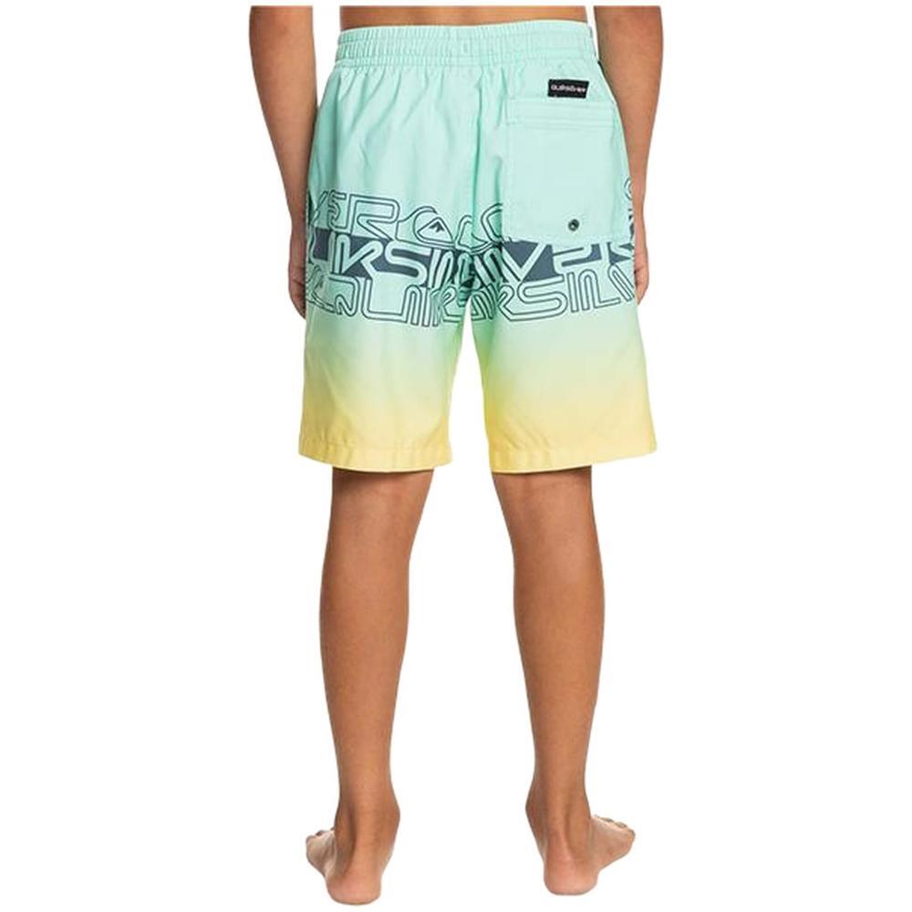 Fato de banho Quiksilver Wordblock 16 unissexo em multicolor 2/4