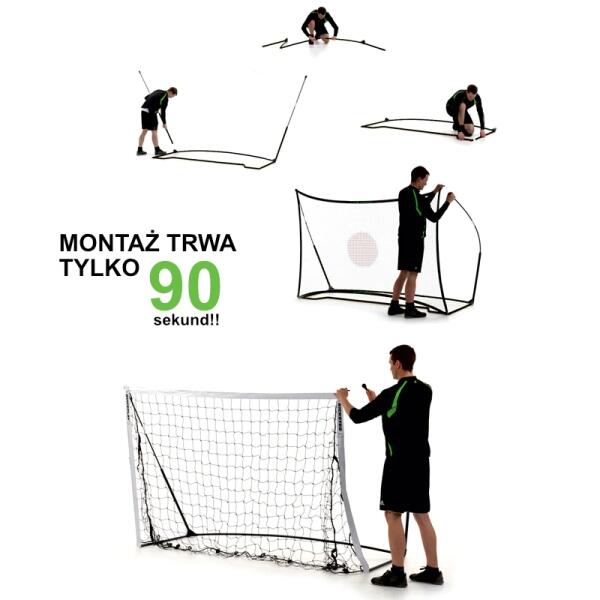 Bramka piłkarska QUICKPLAY KICKSTER + REBOUNDER 2-IN-1 240x150 CM 6/7