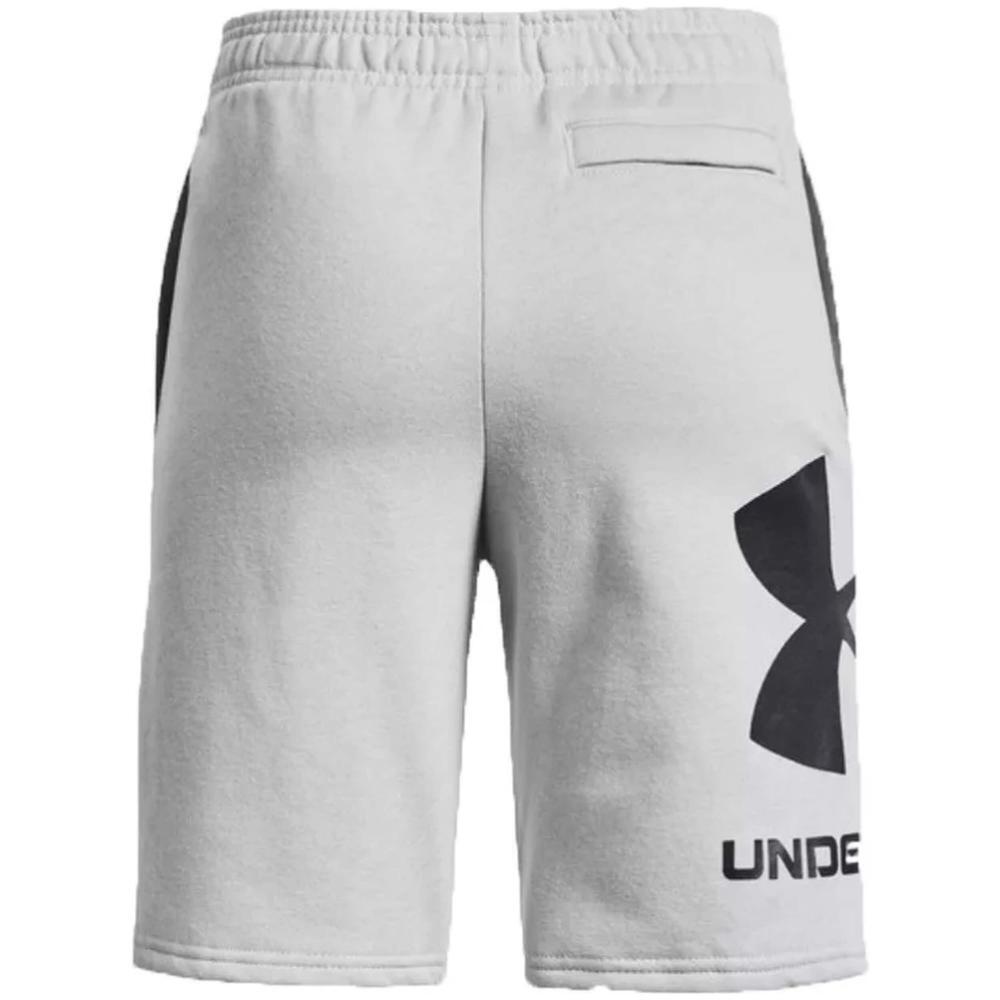 Pantalon corto para unisex Under armour Rival logo en color blanco 2/2