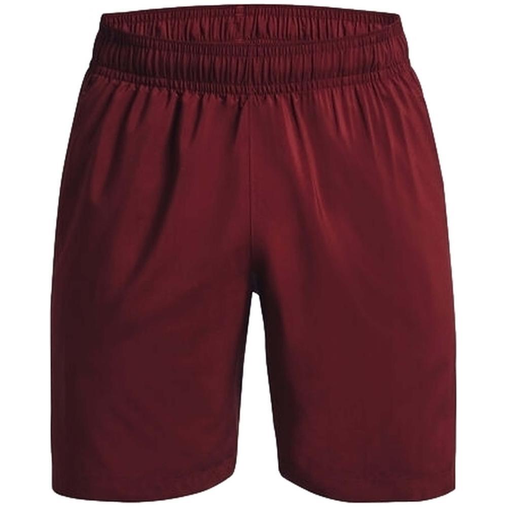 Pantalon corto para unisex Under armour Graphic en color rojo 2/3