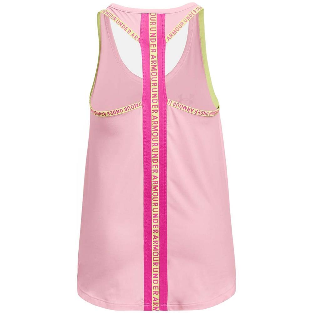 Camiseta de tirantes para niñas Under armour Knockout tank en color rosa 2/2