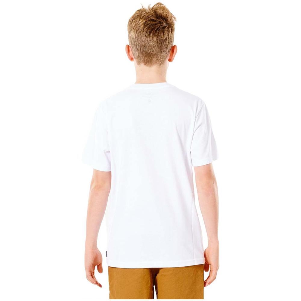 T-shirt de manga curta Rip curl Urf revival yeh mumma para crianças, em branco 2/3