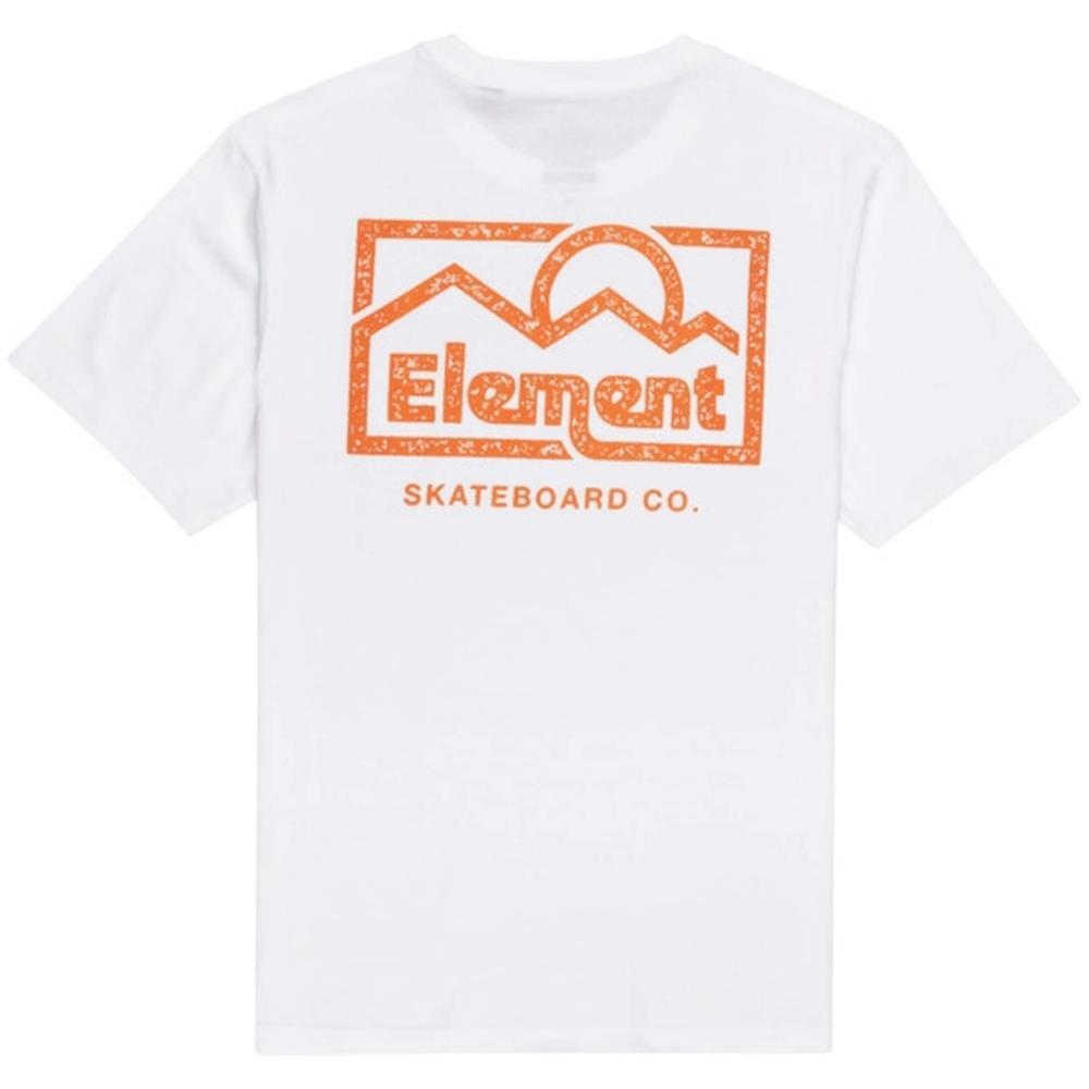 Camiseta de manga corta para hombre Element Element sunup en color blanco 2/5