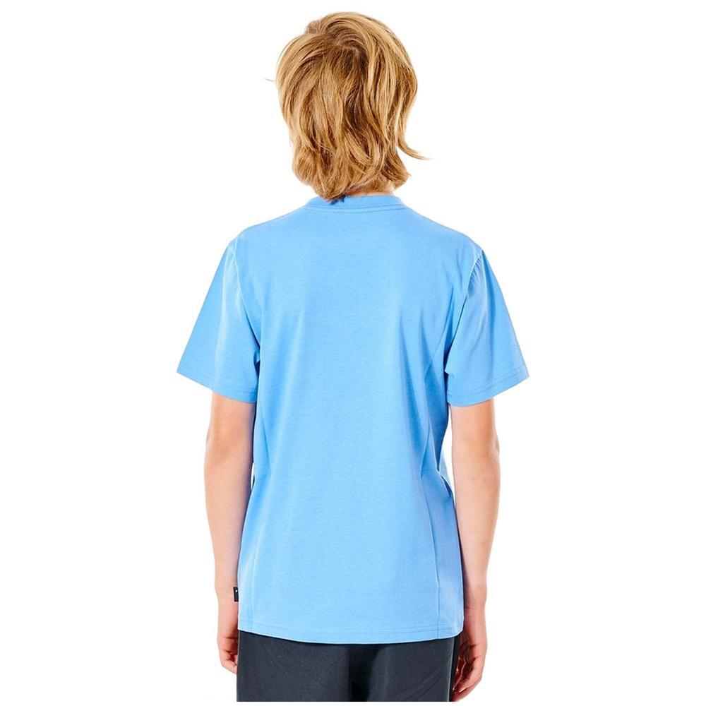 Camiseta de manga corta para niños Rip curl Tuckito en color azul 2/3