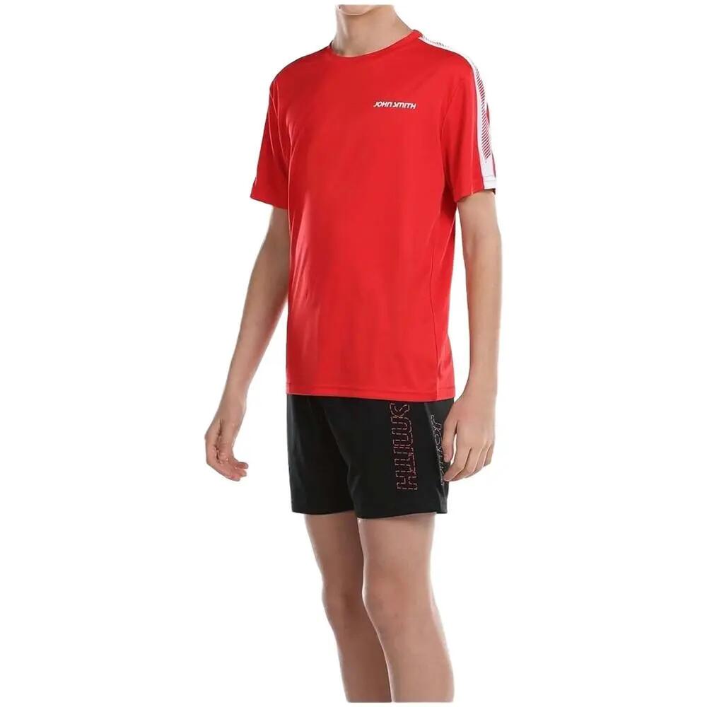 Camiseta de manga corta para unisex John smith Bizmo en color rojo 2/4