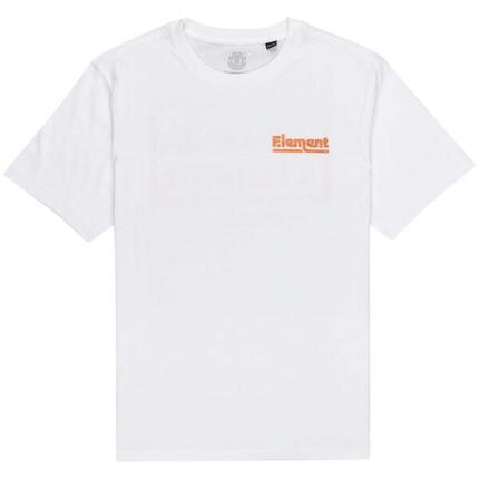 Camiseta de manga corta para hombre Element Element sunup en color blanco