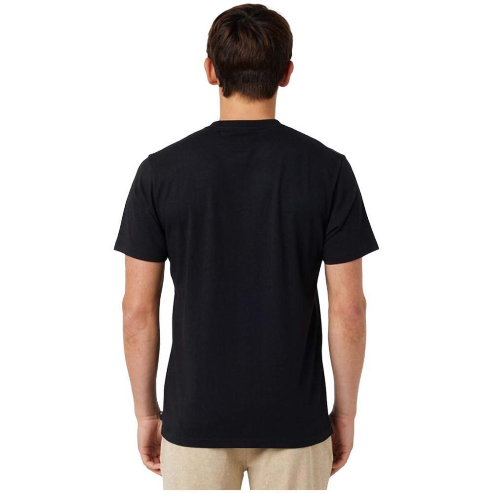 Camiseta de manga corta para unisex Rip curl In da pocket en color negro 2/2