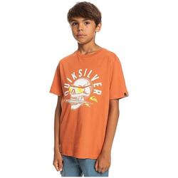 T-Shirt Enfants Quiksilver Qsrockinskull orange