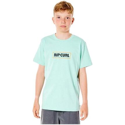 Camiseta de manga corta para niños Rip curl Ig mumma icon en color verde