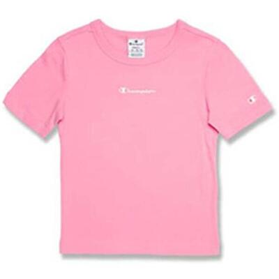 Camiseta de manga corta para unisex Champion en color rosa