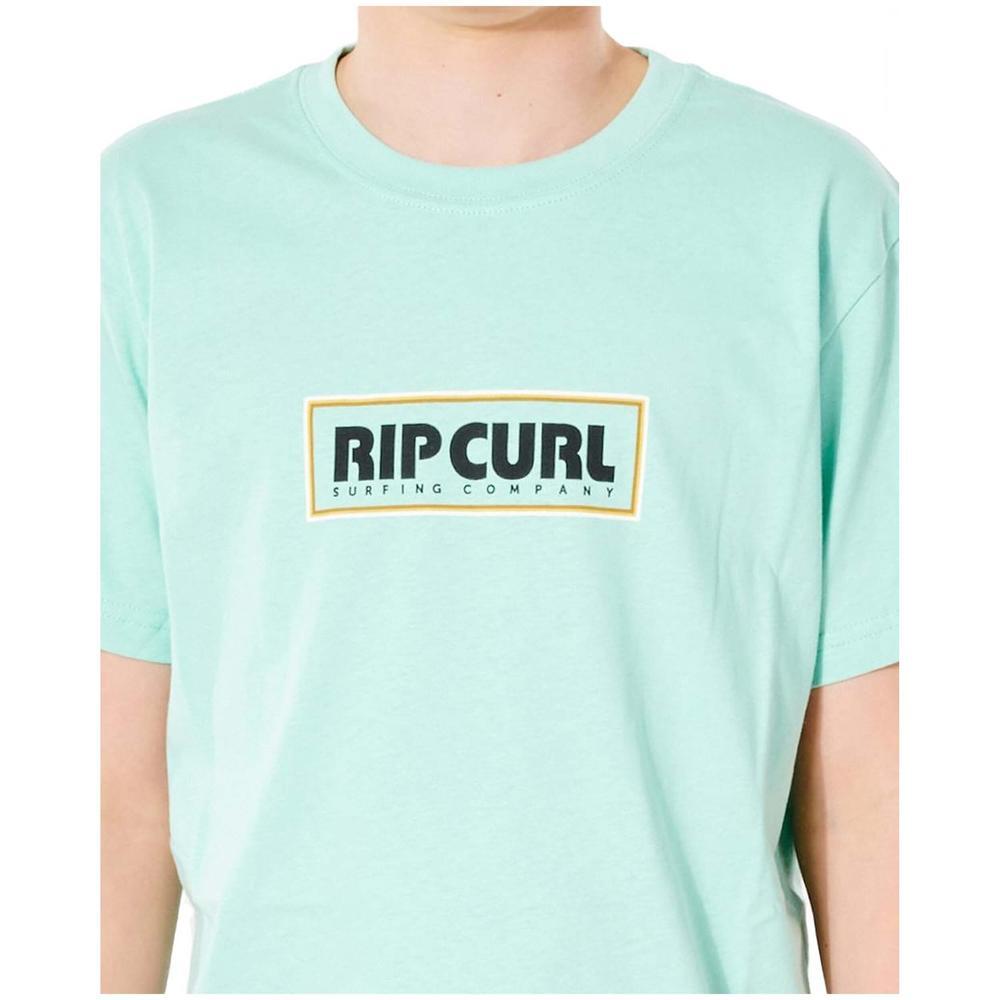 T-shirt de manga curta Rip curl Ig mumma icon para criança em verde 3/4