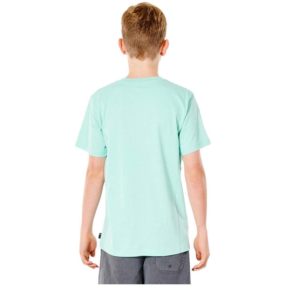 T-shirt de manga curta Rip curl Ig mumma icon para criança em verde 2/4