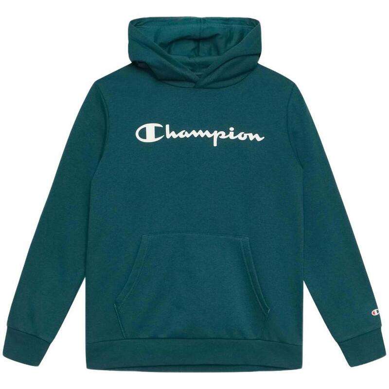 Sudadera con capucha para niños unisex Champion Hooded sweatshirt en color verde