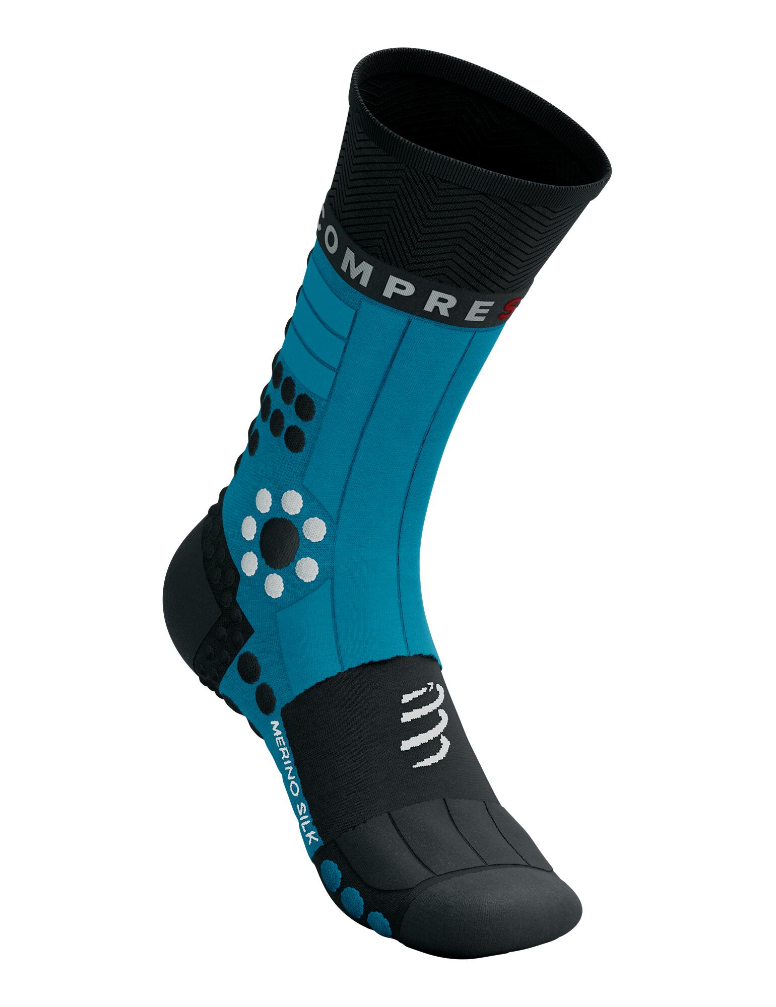 Meias Pro Racing Socks Meias de inverno para trilhos Compressport 2/4