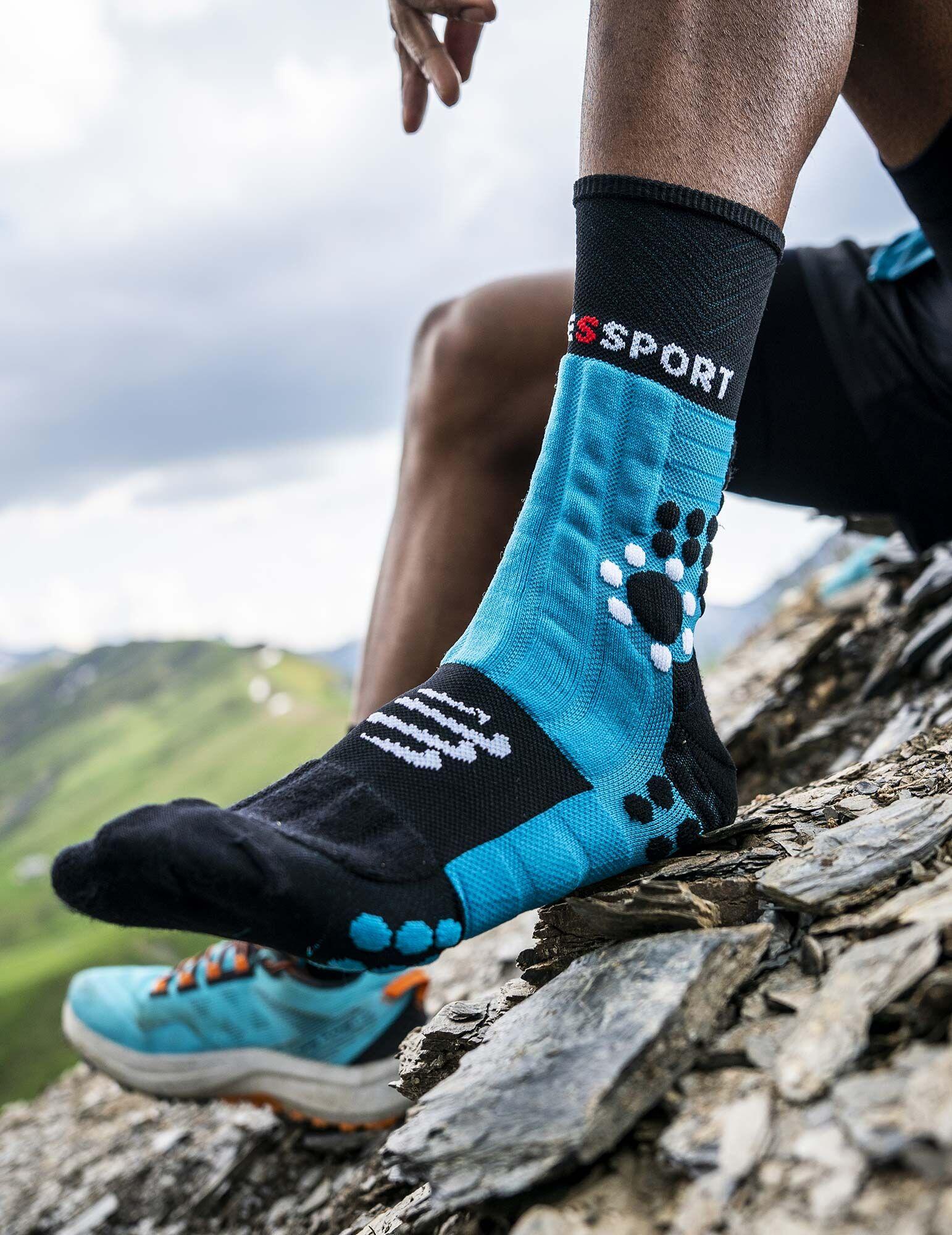 Meias Pro Racing Socks Meias de inverno para trilhos Compressport 4/4