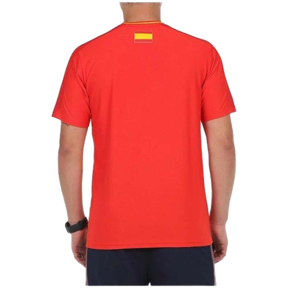 T-shirt de manga curta Bullpadel para homem em vermelho 2/4