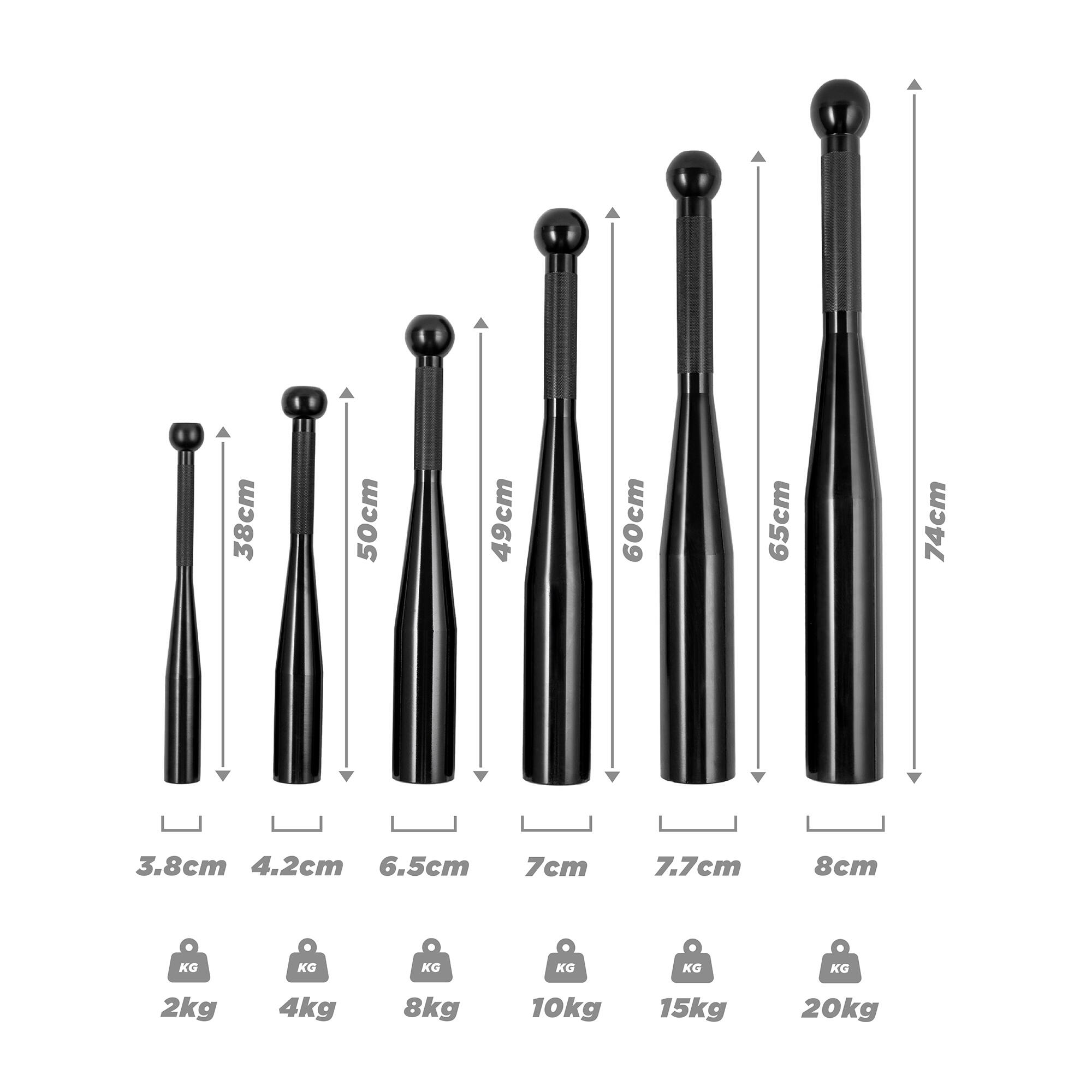 Steel Indian Club - 8kg 6/7