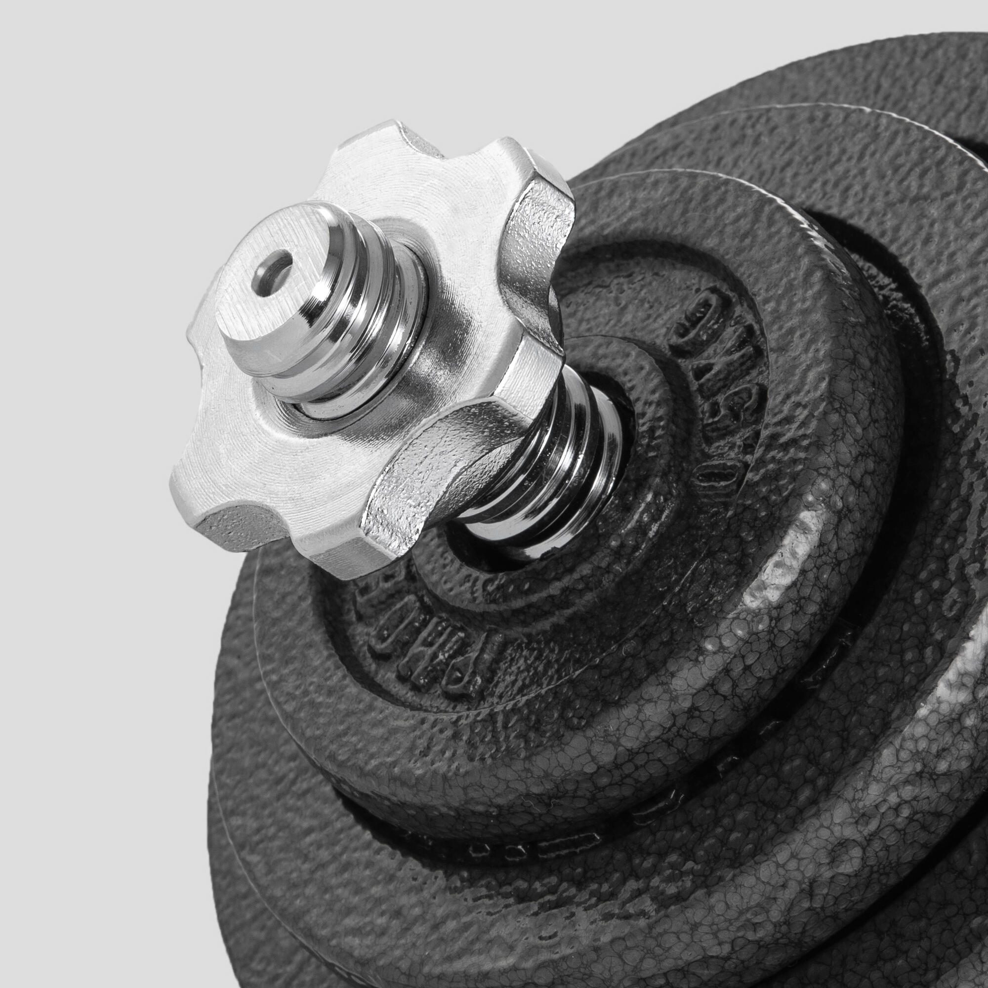30kg  Cast Iron Adjustable Dumbbell and Barbell Weight Set for Home Workouts 5/7