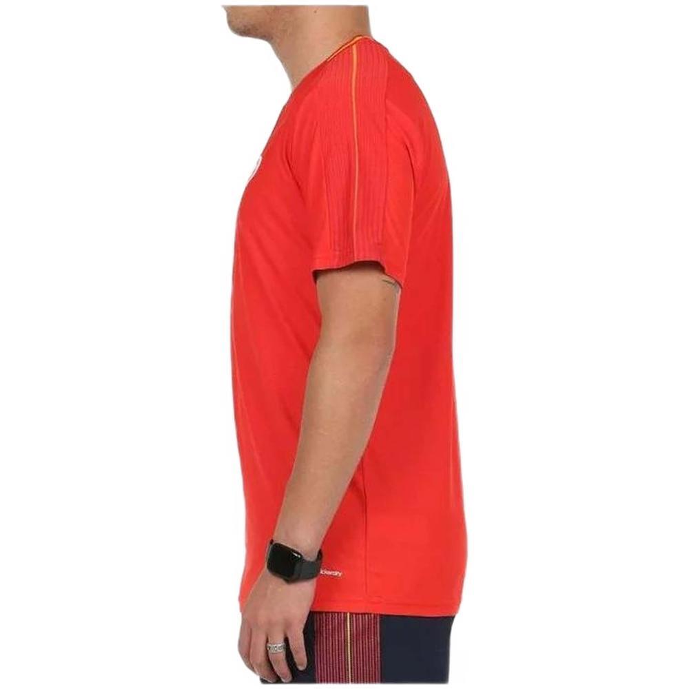 T-shirt de manga curta Bullpadel para homem em vermelho 4/4
