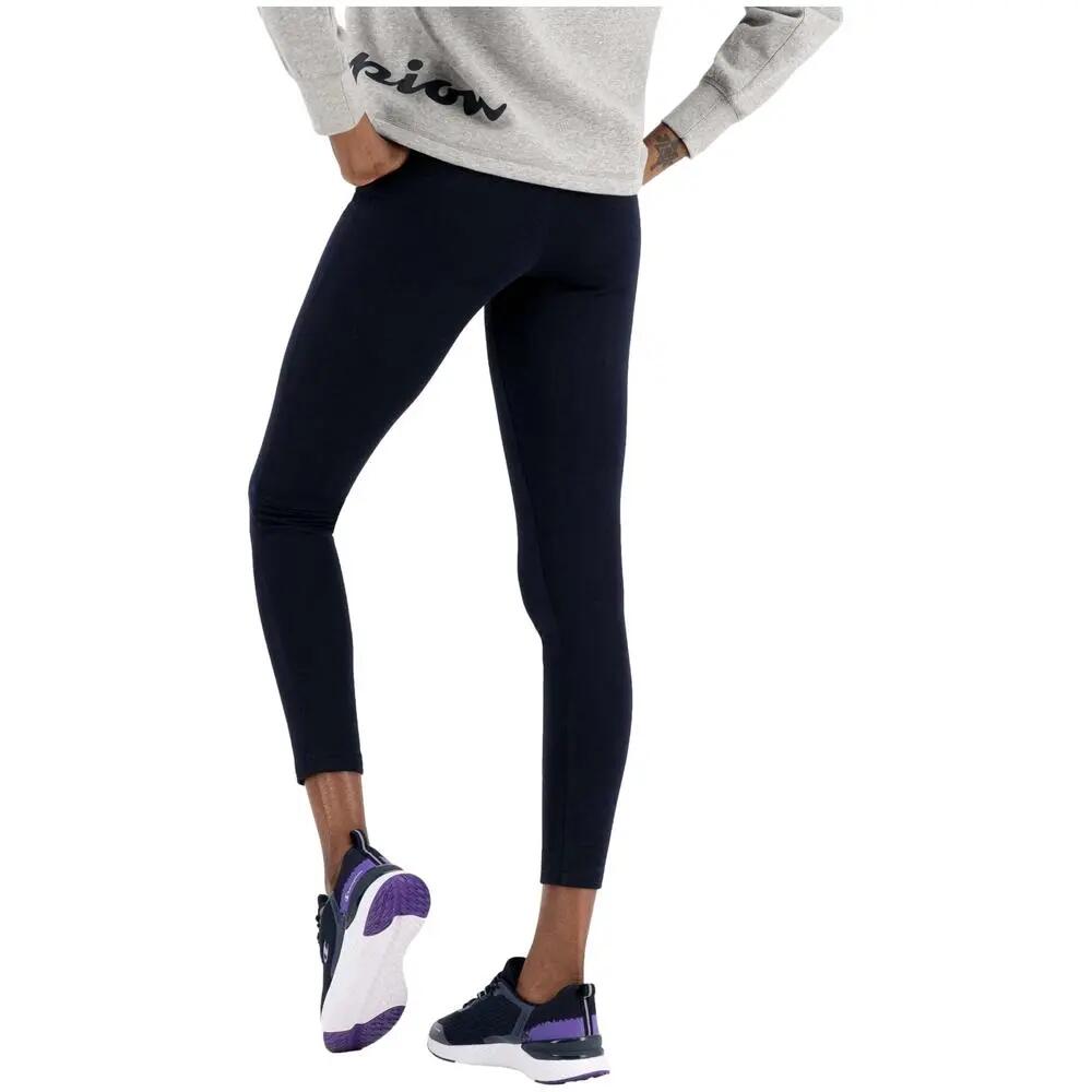 Leggings de Sport pour Femmes Champion C Logo Stretch Bleu foncé 2/5