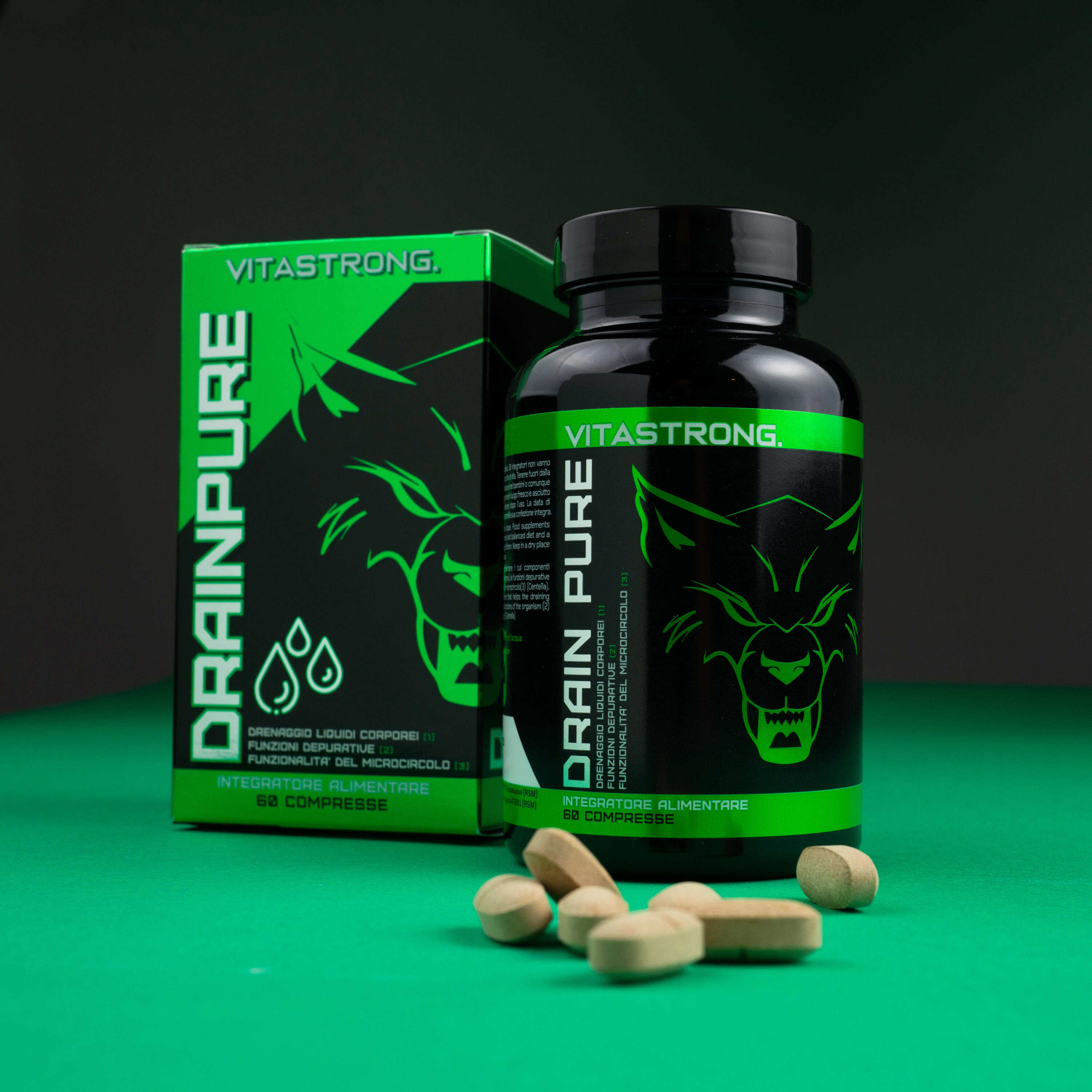 Drainpure DETOX GIORNO Vitastrong Detox, Drenante, Brucia Grassi