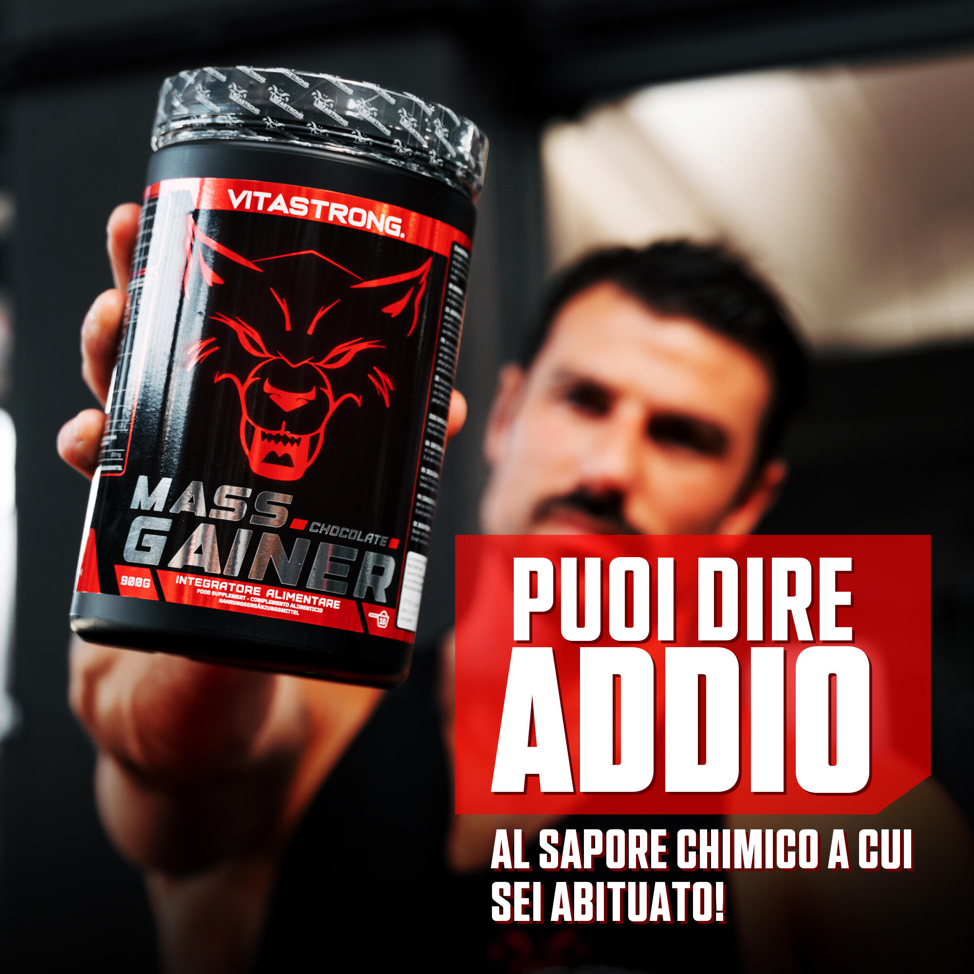 Mass Gainer VITASTRONG - 30% Proteine in Polvere, Cluster Dextrin™ 5/6