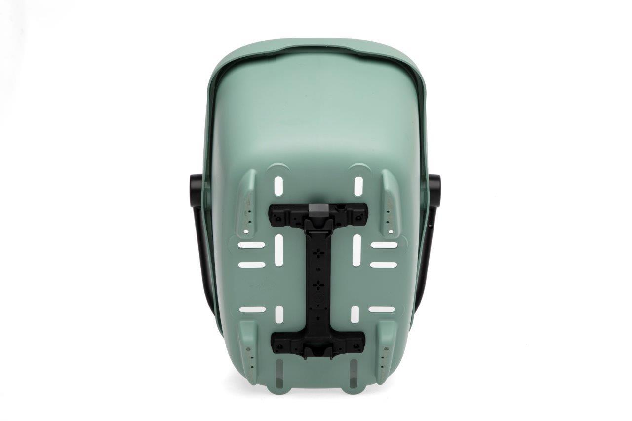 Cestino per bicicletta Clipper Racktime 2.0, verde 2/6
