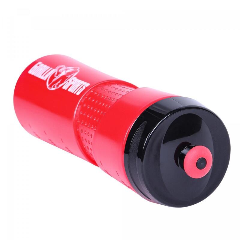 Sticlă Gorilla Sports Bike 650 ml negru/rosu