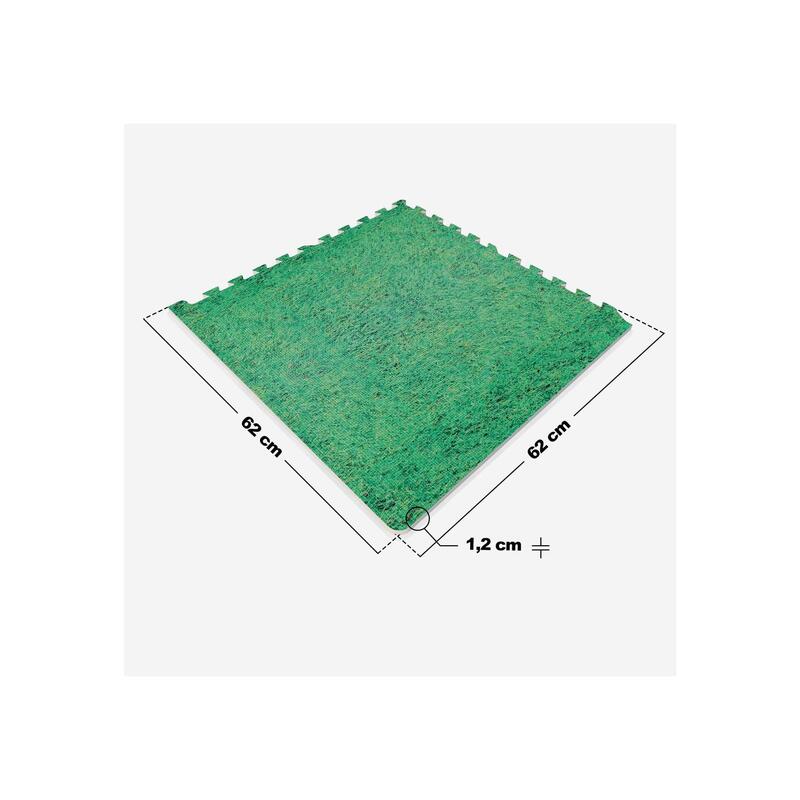 200m2 Dalle caoutchouc professionnel 100 cm x 100 cm épaisseur 2cm fitness salle de sport gym - Sport & Plein air