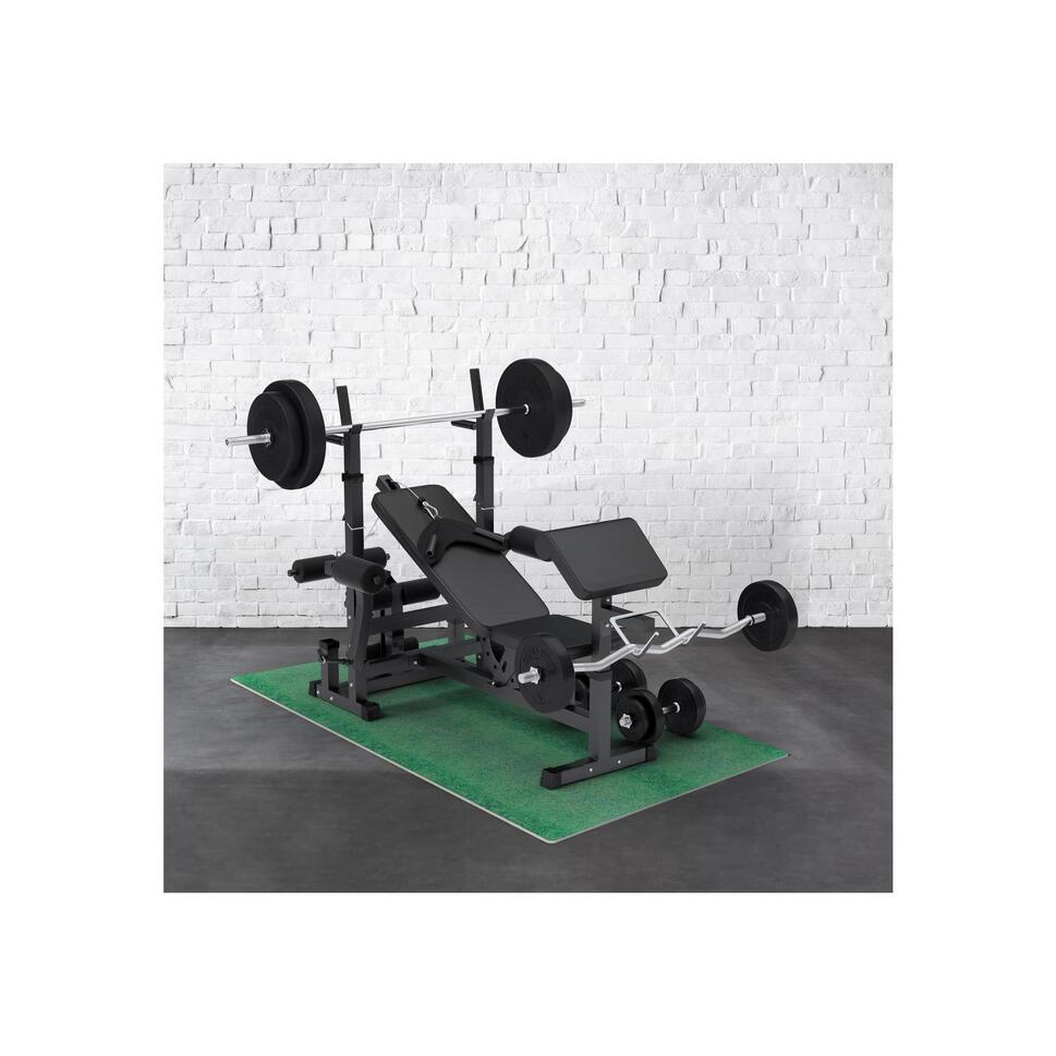 6 Dalles De Musculation En Caoutchouc – 1m X 1m X 2cm – Noires – Neuves
