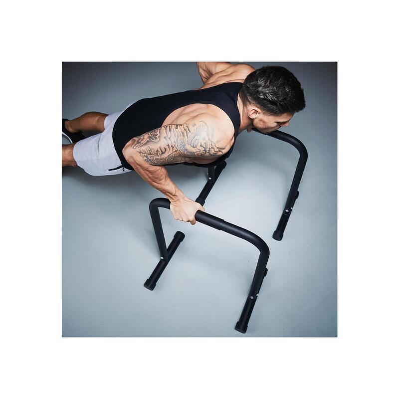 Dip Bars - Parallettes - Push up stand bar -Zwart