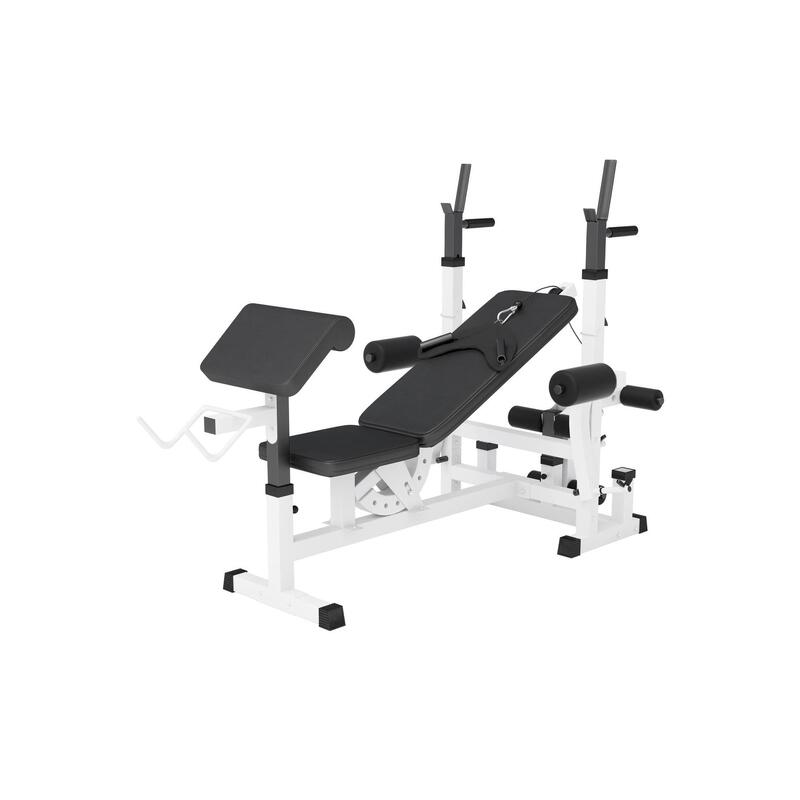 Multiestación Musculación Home Gym Gorilla Sports Blanco