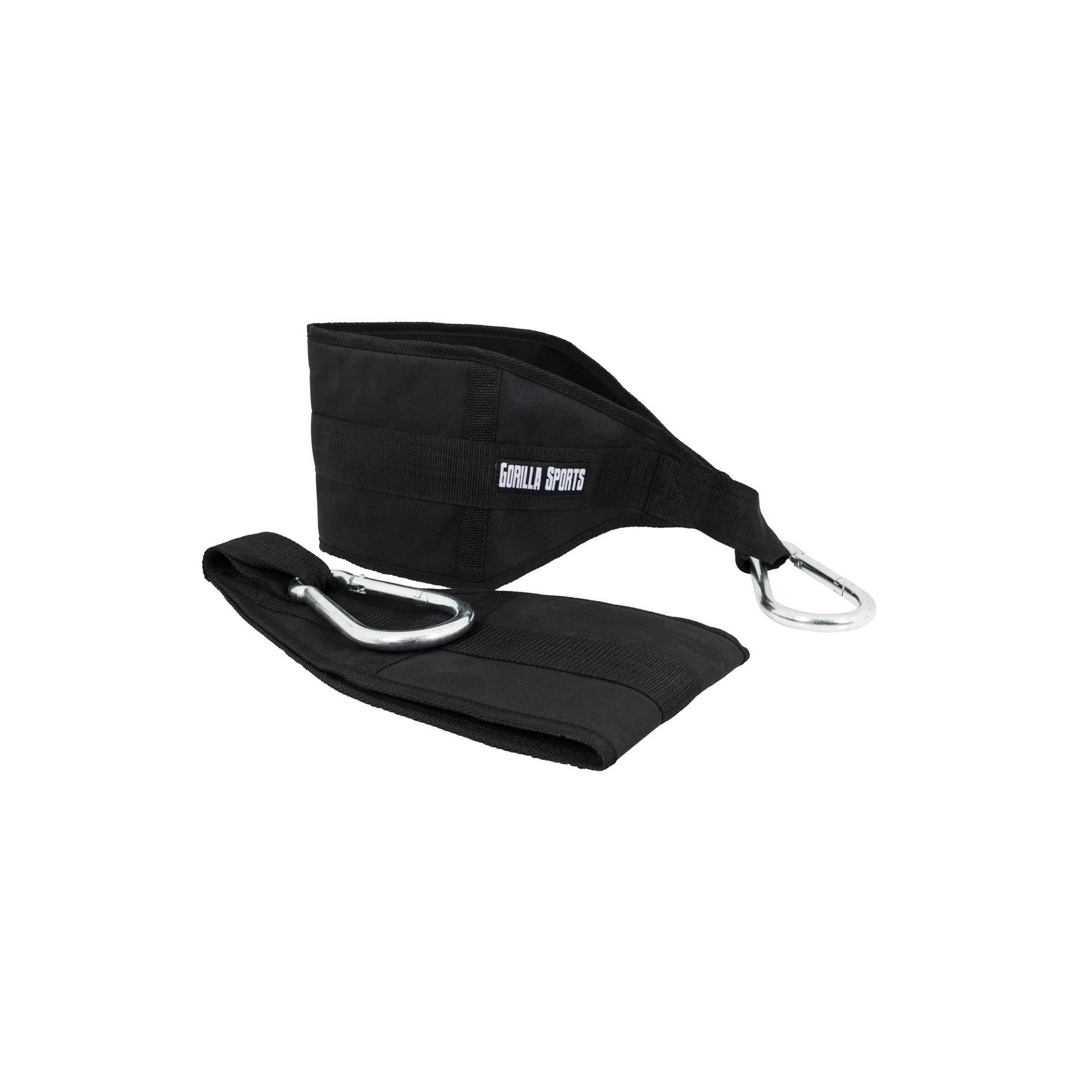 Gorilla Sports - Sangles De Suspension | Travail Des Bras Et Abdominaux - Appareil À Charge Guidée - Blanc|noir - Taille Unique - Decathlon