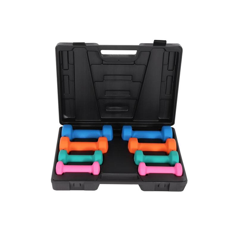 SET D'HALTÈRES FITNESS 10KG | MUSCULATION | VALISE DE TRANSPORT | 30MM/31MM