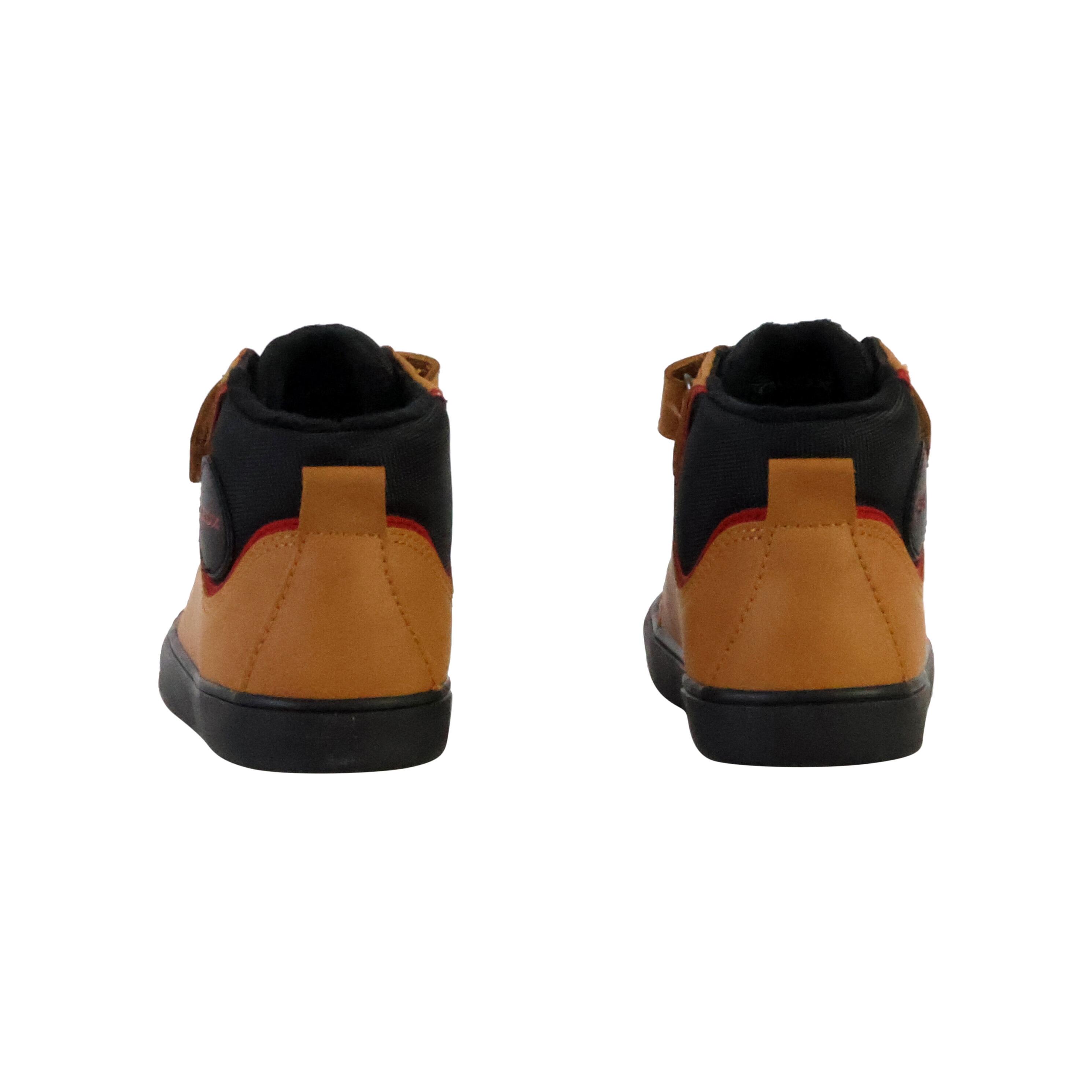 Basket Montante à Scratches Geox Enfant Gisili Wax.Synt Nylon 4/5