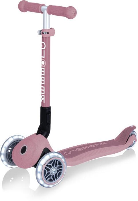 GLOBBER GLOBBER JUNIOR FOLDABLE LIGHTS ECO beere, mit Leuchtrollen