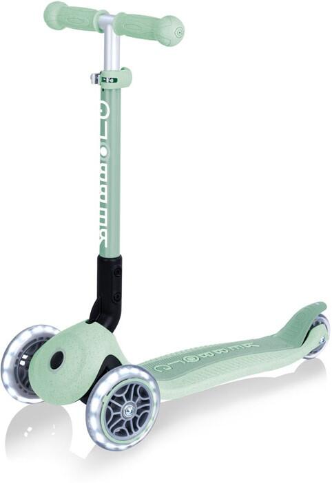 GLOBBER GLOBBER JUNIOR FOLDABLE LIGHTS ECO pistazie, mit Leuchtrollen