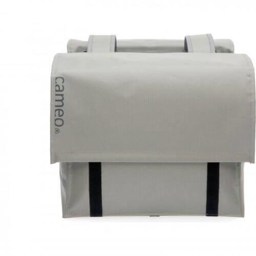 NEW LOOXS New Looxs Cameo Dubbele Fietstas - Grijs - 46 Liter - Bisonyl