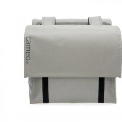 New looxs cameo dubbele fietstas - grijs - 46 liter - bisonyl