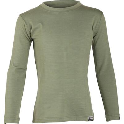 Baselayer - fietsen - kinderen - lony - 100% merino - groen