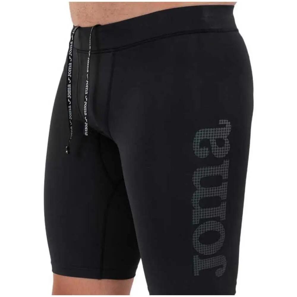 Joma Salinas short leggings para homem em preto. 2/2