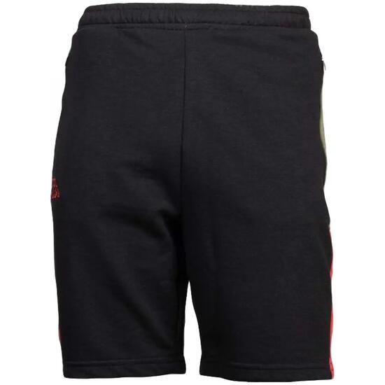Pantalon corto de la marca Kappa Blixom para hombre en color negro.