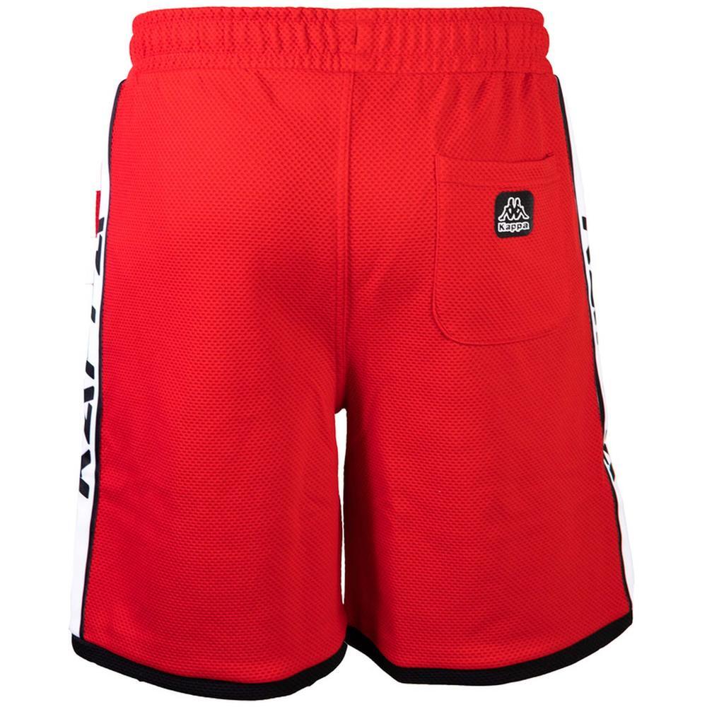Calções Kappa Coxya para homem em vermelho 2/2