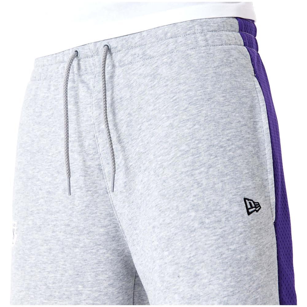 Pantalon corto para hombre New era Nba la lakers mesh panel en color gris 4/4