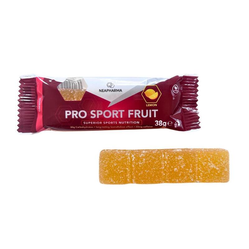 Sport fruit citroen mét cafeïne 10x38g