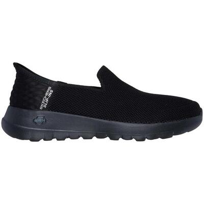 Zapatillas de la marca Skechers Go Walk para mujer en color negro.