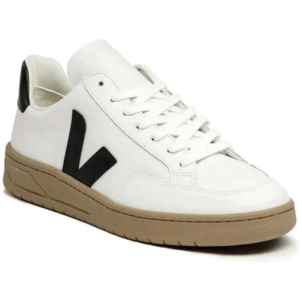 Zapatillas para hombre Veja V-12 leather en color blanco 2/3